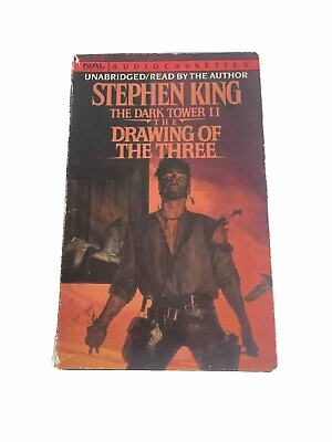 #ad Stephen King The Dark Tower II The Drawing Of The Three 1989 Audio Cassettes $26.95