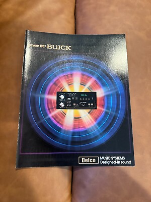 #ad 1987 Buick Music Systems Delco USA Brochure $7.00