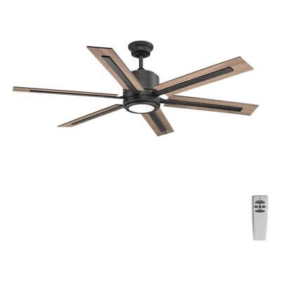 #ad Progress Lighting Ceiling Fan 60quot; 3 Speed Reversible AC Dimmable LED w Remote $541.79
