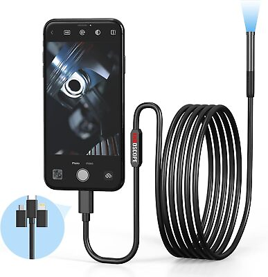 #ad Endoscope Camera with Light1080P HD Borescope with 6 LED Lights 9.8FT $22.99