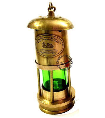 #ad Antique Brass Table amp; Hanging Lantern Glass Oil Lamp Home Decoration 7 Inch SC $32.00
