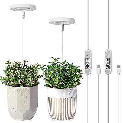 #ad LED Plant Grow Light Halo Lamp Ring USB Full Spectrum For Indoor Flower Plants $15.38