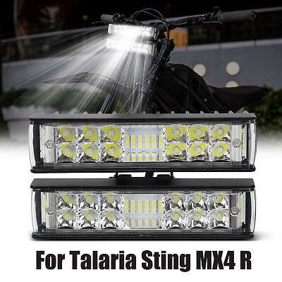 #ad Double deck Spot Headlight amp; Bracket Switch Kit For Talaria Sting MX4 R 5500LM $53.99
