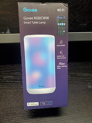 #ad Govee Aura Smart RGBIC Table Lamp App Control Bedside Rainbow Lamp BRAND NEW $29.95