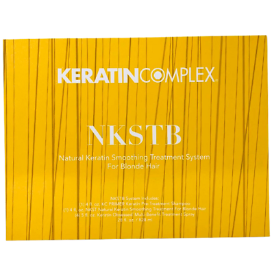 #ad Keratin Complex NKSTB Natural Keratin Smoothing Treatment System For Blonde Hair $119.95