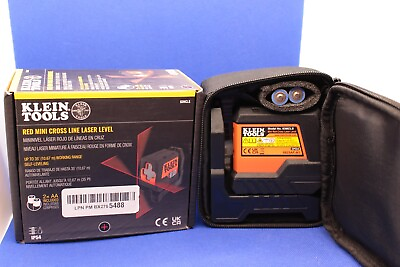 #ad Klein Tools 93MCLS Self Leveling Laser Level Mini Cross Line Level NEW $31.95