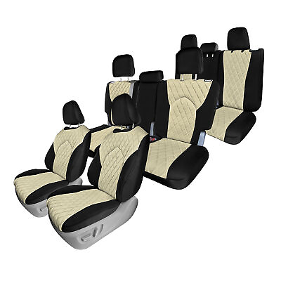 #ad Custom Fit Car Seat Covers for Toyota Highlander LE 2020 2024 $399.99