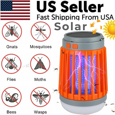 #ad Solar USB Mosquito Killer Light Electronic Fly Bug Insect Zapper Trap Pest Lamp $12.89