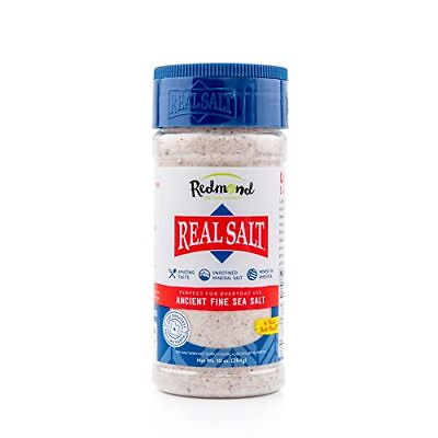 #ad Real Sea Salt Natural Unrefined Gluten Free Fine 10 Ounce Shaker 1 Pack $17.32