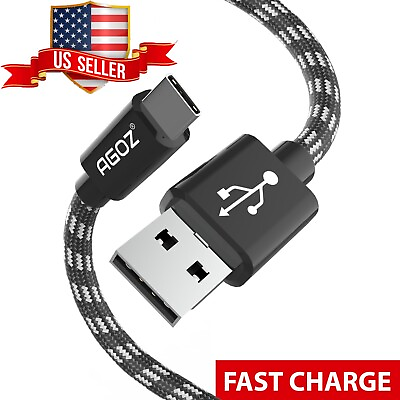 #ad USB C Cable FAST Charger Cord for Samsung Galaxy Note 20 S24 S23 S22 A14 A15 A54 $6.48