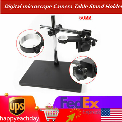 #ad Microscope Camera Holder Table Stand Stereo Dual Arm Microscope Camera Holder US $76.00