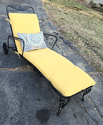 #ad vintage WOODARD wrought iron patio furniture $1299.00