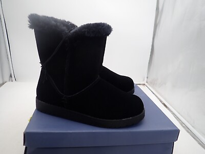#ad Women#x27;s Cat Mid Shearling Style Boots Universal Thread Black 5 W $13.60
