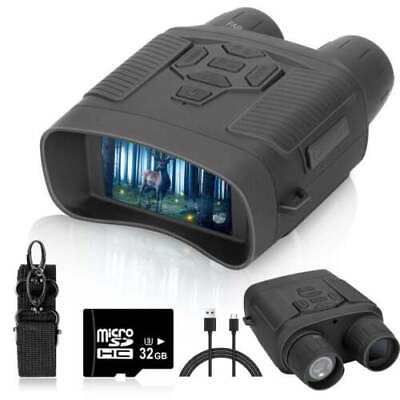 #ad 24MP Digital Night Vision Goggles Binoculars For Total Darkness Surveillance $62.77