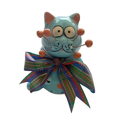 #ad Ks Collection Cat Figurine Figure 4.5 in Ball for Whiskers Whimsical $15.99