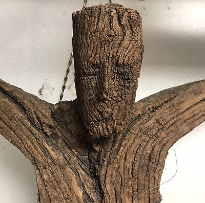 #ad VERY RARE UNIQUE OLD PIECE OF DRIFTWOOD.PART OF A OLD BOAT? JESUS SHAPED? $14300.00