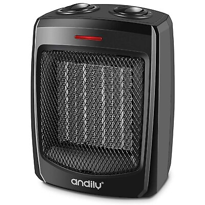 #ad Space Heater Electric Heater for Home and Office Ceramic Small Heater with Th... $34.01
