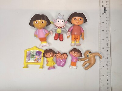 #ad Nickelodeon Dora the Explorer Figures amp; Vintage mini Figures Lot of 8 $18.50