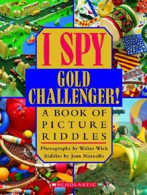 #ad I Spy Gold Challenger: A Book of Picture Riddles Hardcover ACCEPTABLE $3.98