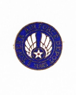#ad Home Front Topeka Air Force Depot 5 Year Civilian Service lapel pin 2964 $9.95