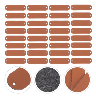 #ad 100pcs Brown Labels for Clothing amp; Crafts Blank amp; Customizable $12.38
