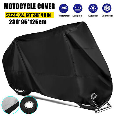 #ad Motorcycle Cover Bike Waterproof Outdoor Rain Dust UV Scooter Protector XL S2N5 $14.29