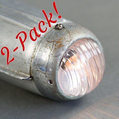 #ad 2 Pack Delta TORPEDO Custom FLUTED Headlight Lens Vintage Bicycle $19.95