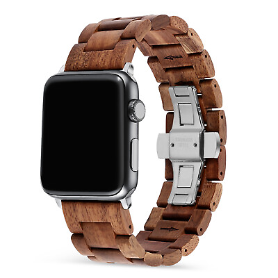 #ad Koa Wood Band for Apple Watch Band 38 40 41 42 44 45 49mm Series Ultra 1 9 $26.60
