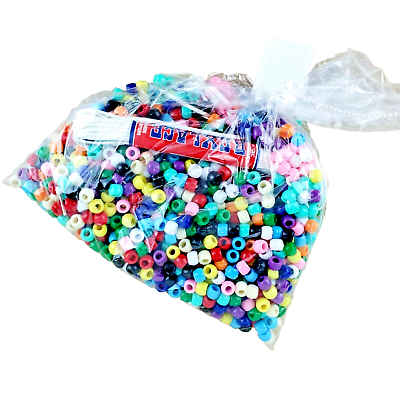 #ad Bag of Various Beads with Crafter#x27;s Lacing $14.99