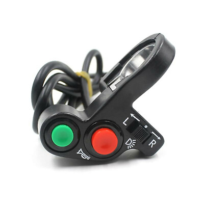 #ad 12V Motorcycle 7 8in Handlebar Head Turn Signal Light Horn ON OFF Switch Button GBP 8.00