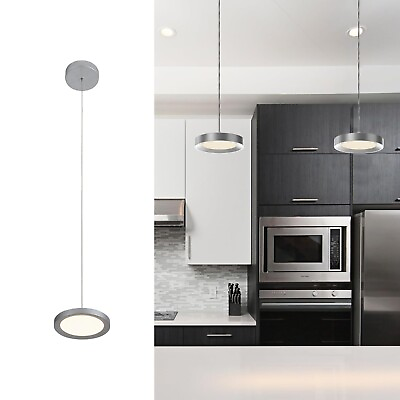 #ad 12W 5.5 Inch LED Dimmable Pendant Lights 3000K 699LM Modern Ceiling Hanging Lamp $173.09