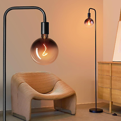 #ad #ad ONEWISH Floor Lamp for Living Room Minimalist Industrial Gradient Black $80.10