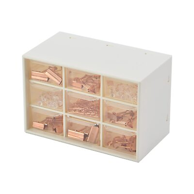 #ad Desktop Drawer Organizer Mini Plastic Office Supplies Desk Storage Jewelry Or... $19.68