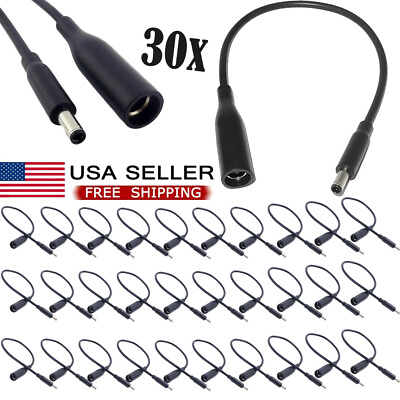 #ad 30X Power Charger Converter Adapter Cable 7.4mm To 4.5mm For dell Small Tips 1ft $43.96