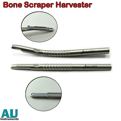 #ad Dental Implant Bone Scraper Instrument Straight amp; Angulated Autografting Tools AU $69.99