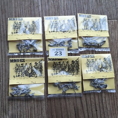 #ad 15mm Minifigs British Line Infantry Command 11V Six Sealed Packs GBP 22.00