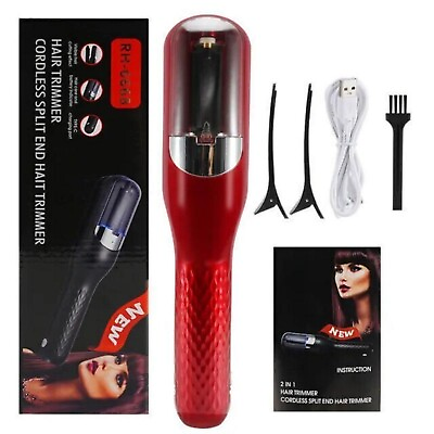 #ad 1 Piece Multi functional Type C Rechargeable Hair Split End Clippers $15.83