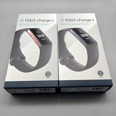 #ad NEW Fitbit Charge 3 Fitness Activity Tracker Heart Rate Monitor Smartwatch FB409 $69.95