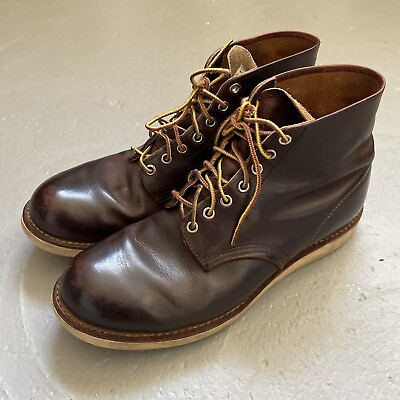 #ad Red Wing 9111 Heritage Round Toe Leather Boots Made In USA 10 D $179.99
