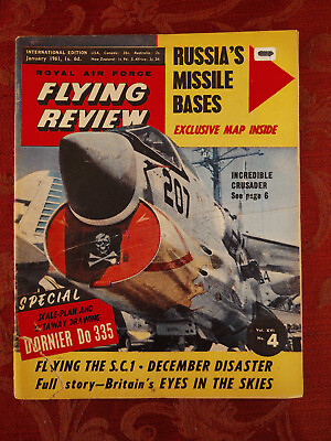 #ad RAF Flying Review Magazine January 1961 Short SC.1 DORMER DO 335A 01 $19.20