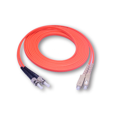 #ad 5m Multi mode Duplex Fiber Optic Cable 62.5 125 SC to ST $10.00