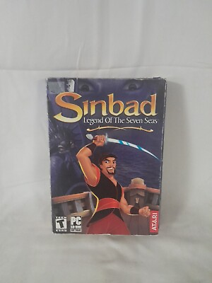 #ad Vintage Sinbad: Legend Of The Seven Seas Adventure PC Game CD Big Box New Sealed $16.79