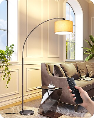 #ad EDISHINE Arc Floor Lamp with Remote Control，5 Color Temperature amp; Dimmable Bulb $101.99