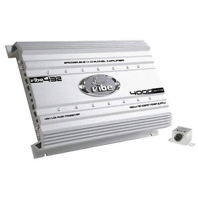 #ad Lanzar VIBE432 Vibe 4000 Watt 4 Channel Mosfet Amplifier Car Audio Amp $84.99