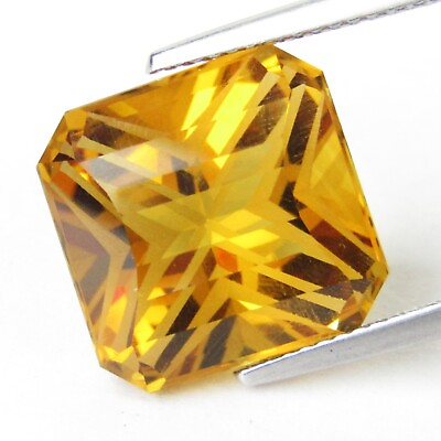#ad 11.70Cts Decorative Natural Citrine Fashion Radiant Cut Collection Gemstone $49.99