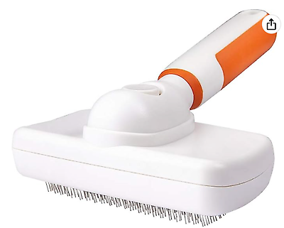 #ad FurryKid Animal Professional Slicker Brush Combo Self Cleaning $9.99