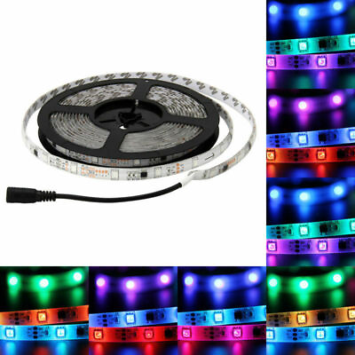 #ad 5M RGB LED Strip Light with Chasing Effect Dream Color Smart LED Rope Light 12v $14.99