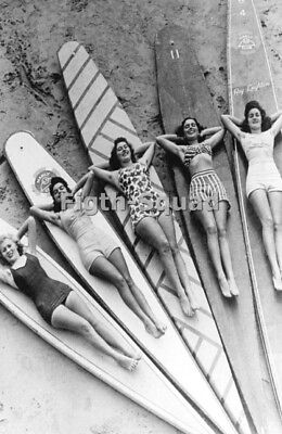#ad Picture Photo Surfer Girls Surfing Surf Beach Summer 7804 $5.95
