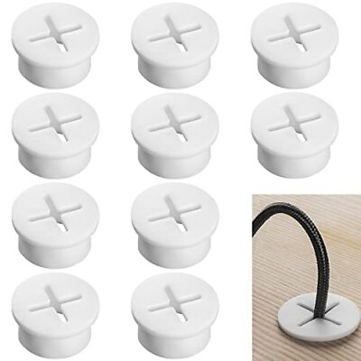 #ad 10Pcs 3 4 Inch Flexible Silicone Cable Cord Grommets Wire Rubber Grommets Org... $14.70
