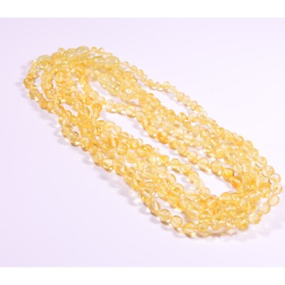 #ad 33 cm Lot 10 wholesale Natural Baltic amber necklace Lemon 132 inch P 211 $58.00